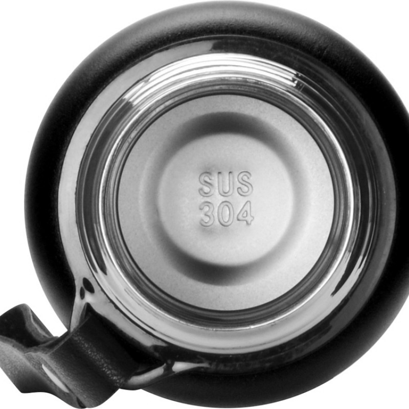 Вакуумный термос "Story" c покрытием powder, черный