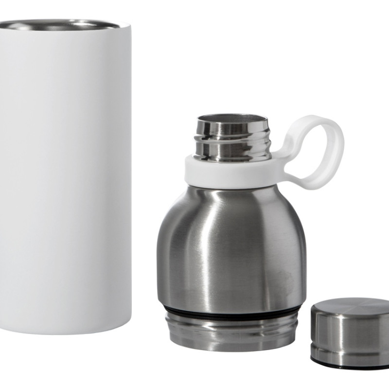 Универсальная составная термобутылка "Inverse", 550 мл, белый