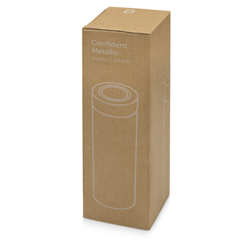 Термос «Confident Metallic» 420мл, белый Термос «Confident Metallic» 420мл, белый