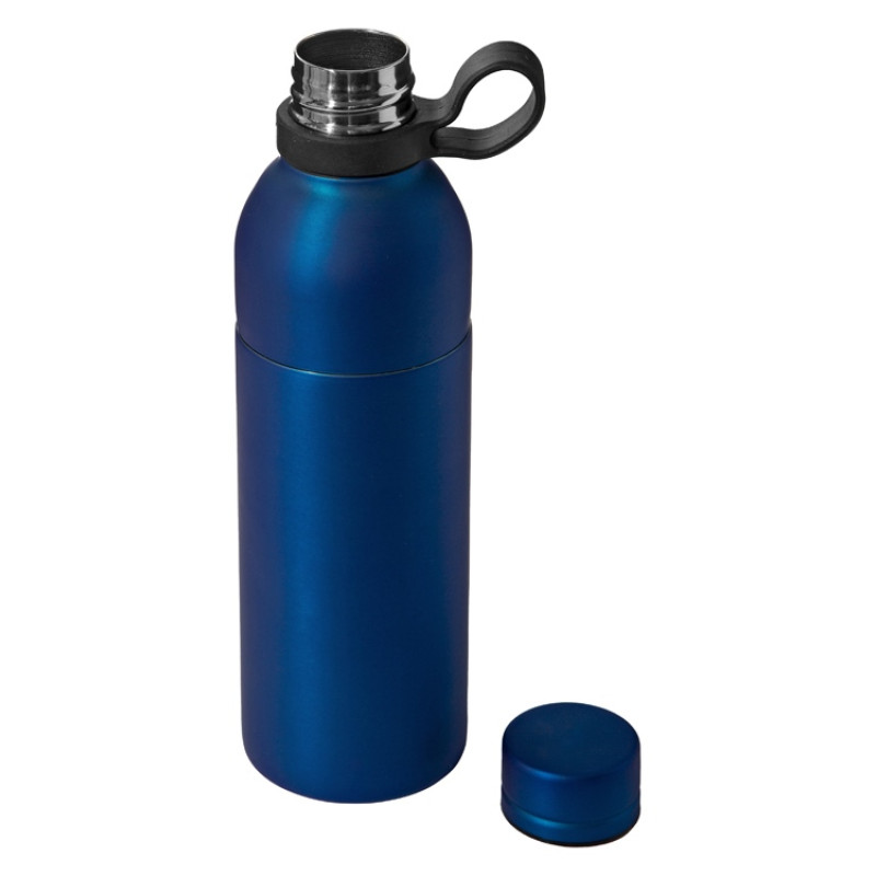 Универсальная составная термобутылка "Inverse", 550 мл, синий металлик