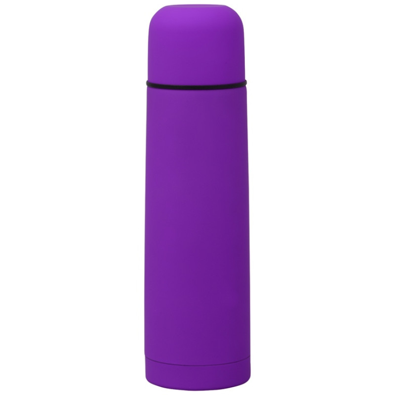 Термос «Ямал Soft Touch» с чехлом, 500мл, фиолетовый