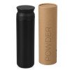 Вакуумный термос "Powder" 500 мл, тубус, черный Вакуумный термос "Powder" 500 мл, тубус, черный