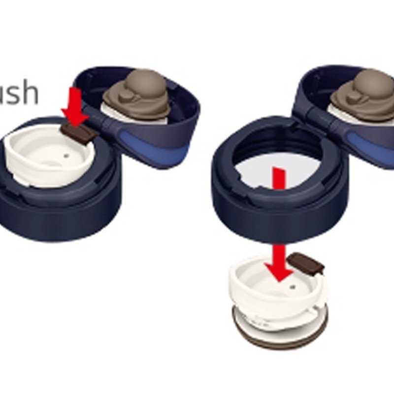 Термос из нерж. стали тм THERMOS JNS-350-BK 0.35L, черный