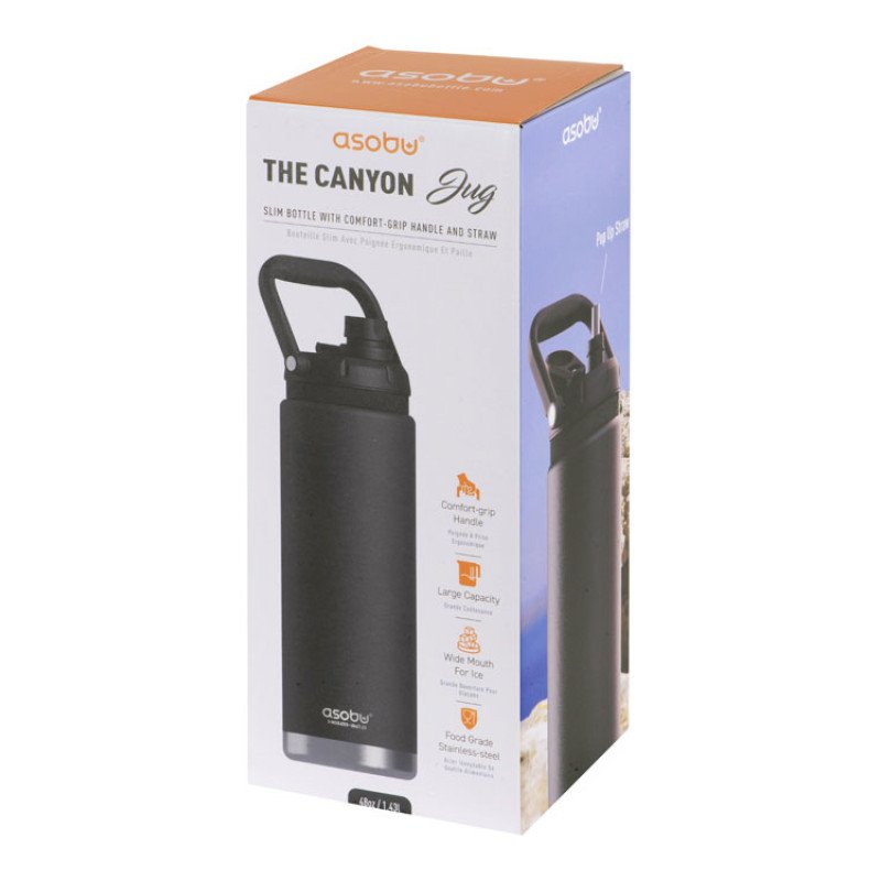 Вакуумный термос «Canyon Jug», черный, 1430 мл Вакуумный термос «Canyon Jug», черный, 1430 мл
