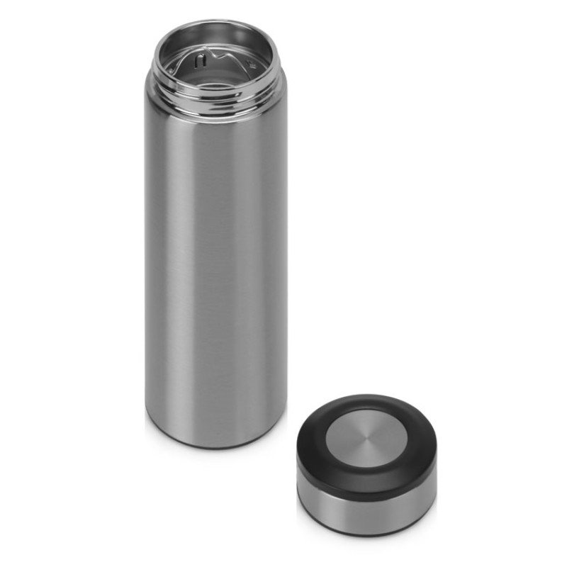 Термос «Confident Metallic» 420мл, серебристый