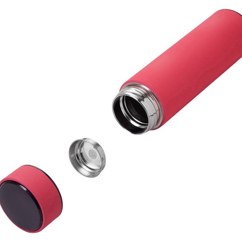 Термос FAMILY MARK LED, soft touch (Фуксия) Термос FAMILY MARK LED, soft touch (Фуксия)