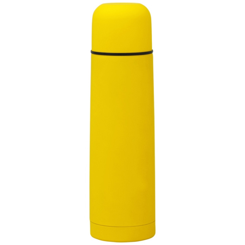 Термос «Ямал Soft Touch» с чехлом, 500мл, желтый (P)