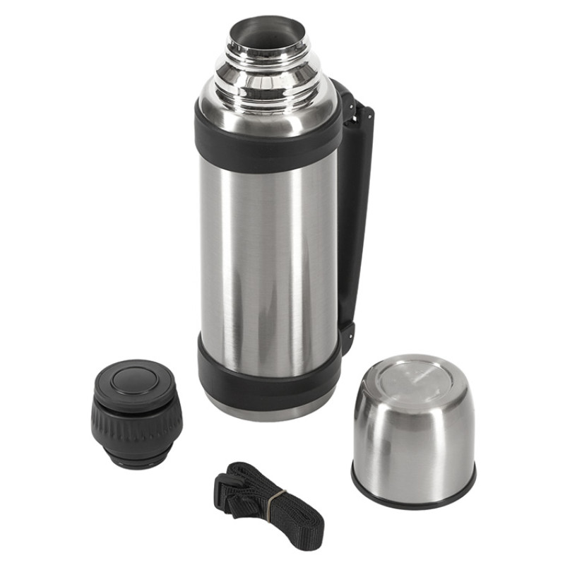 Вакуумный термос "Hotwell" с медной изоляцией, 1.4л, серебристый