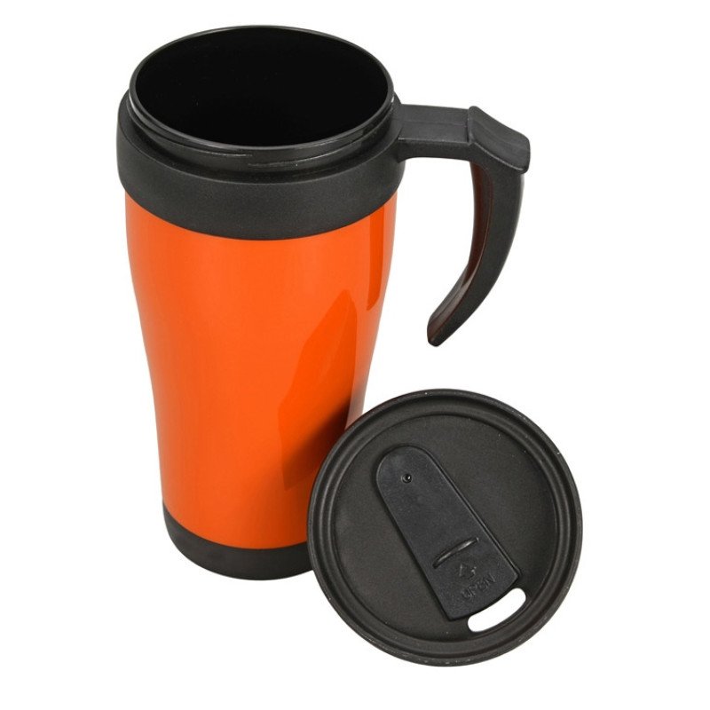 Кружка с термоизоляцией "Silence" 350мл, оранжевый