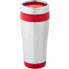 Термостакан Elwood c изоляцией, серебристый/красный