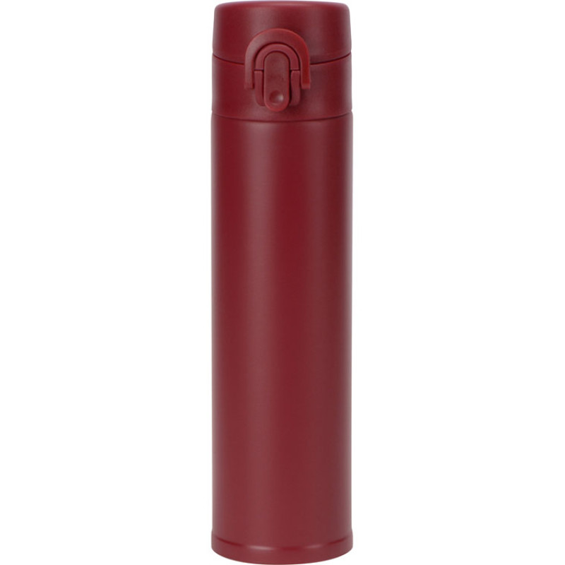 Вакуумная герметичная термокружка «Inter», глубокий красный, нерж. сталь