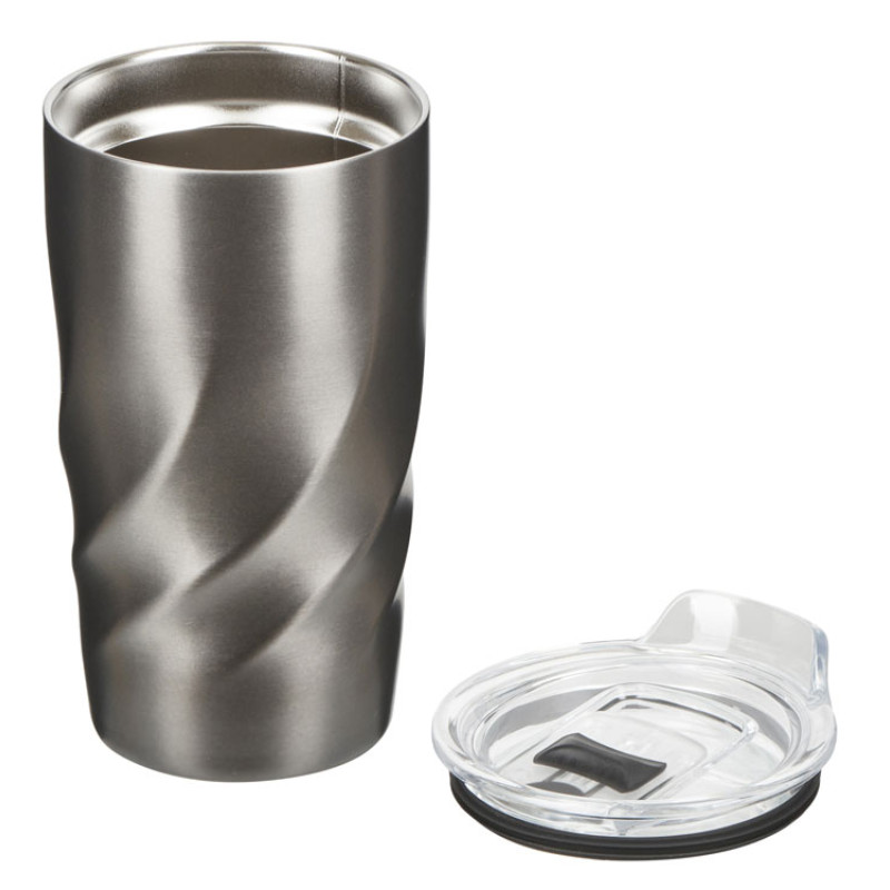 Вакуумная термокружка с медной изоляцией «Calix», 400 мл, серый