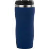 Термокружка "Mony Steel" 350 мл, soft touch, темно-синий
