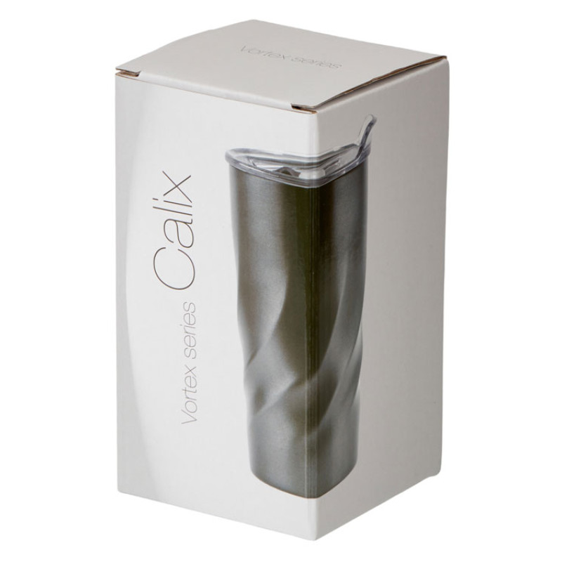 Вакуумная термокружка с медной изоляцией «Calix», 400 мл, серый