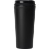Стакан-тамблер Moment с кофейной крышкой, 350 мл, цвет черный
