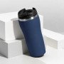 Термокружка "Double wall mug C1", soft touch, 350 мл, темно-синий (Р)