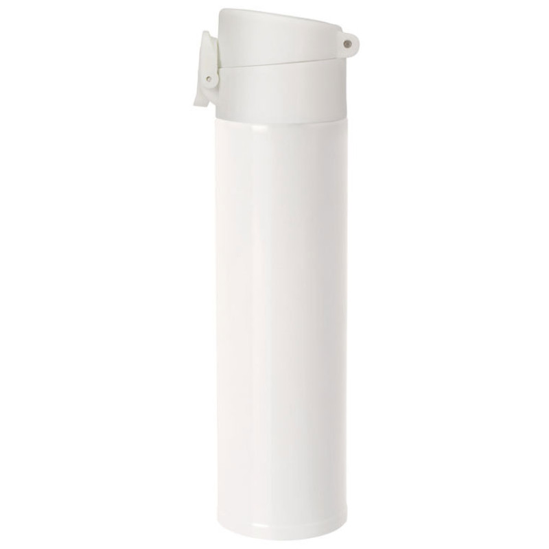 Вакуумная герметичная термокружка «Inter», белый, нерж. сталь