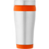 Термостакан Elwood c изоляцией, серебристый/оранжевый