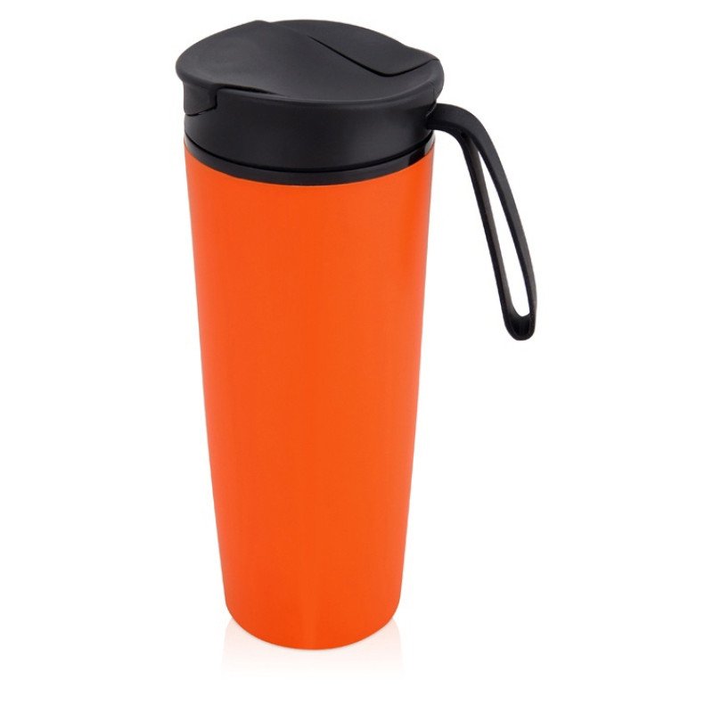 Термокружка «Годс металл» 470мл, оранжевый