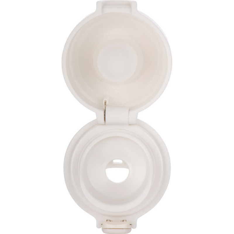 Вакуумная термокружка Waterline c кнопкой «Guard», 400 мл, белый