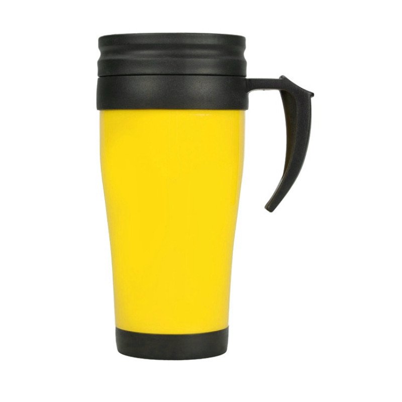 Кружка с термоизоляцией "Silence" 350мл, желтый