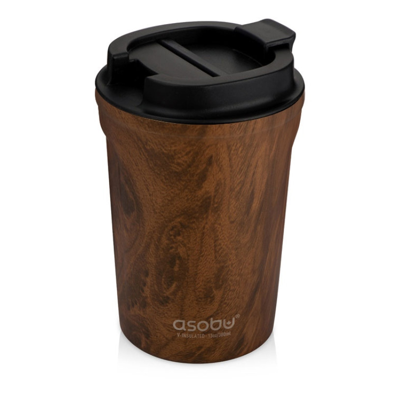 Термокружка CAFe COMPACT, 380 мл, wood Термокружка CAFe COMPACT, 380 мл, wood