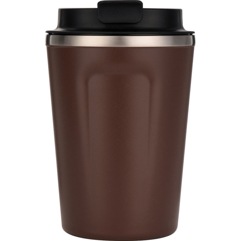 Термокружка CAFe COMPACT, 380 мл, коричневый