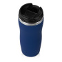 Термокружка "Mony Steel" 350 мл, soft touch, темно-синий