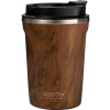 Термокружка CAFe COMPACT, 380 мл, wood