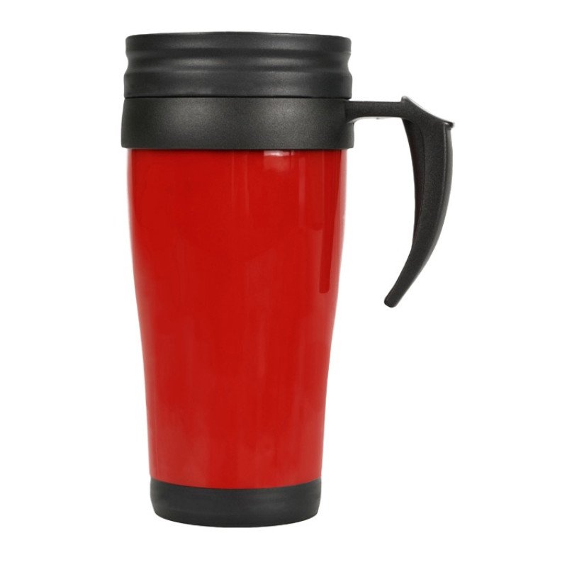 Кружка с термоизоляцией "Silence" 350мл, красный