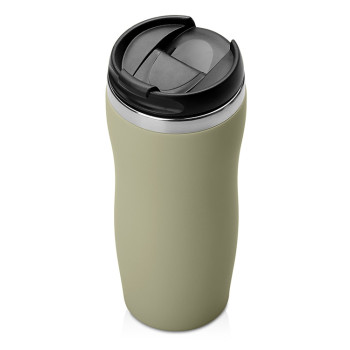 Термокружка "Mony Steel" 350 мл, soft touch, оливковый