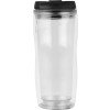 Термокружка «Mony» 400мл, под цифровую печать, прозрачный/черный Термокружка «Mony» 400мл, под цифровую печать, прозрачный/черный
