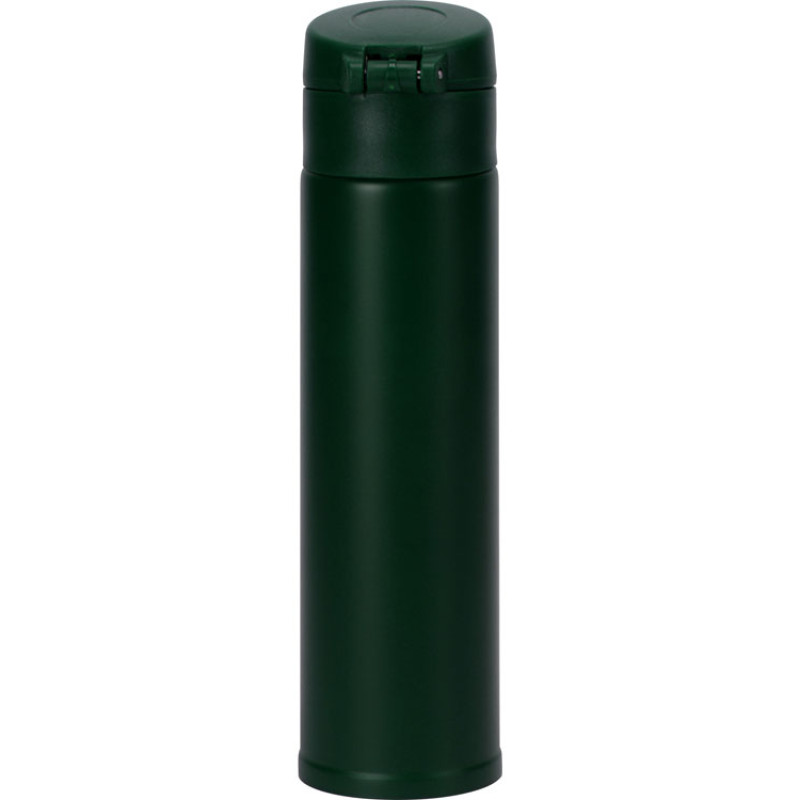 Вакуумная герметичная термокружка «Inter», глубокий зеленый, нерж. сталь