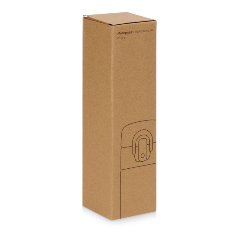 Вакуумная герметичная термокружка «Inter», глубокий зеленый, нерж. сталь (Р)