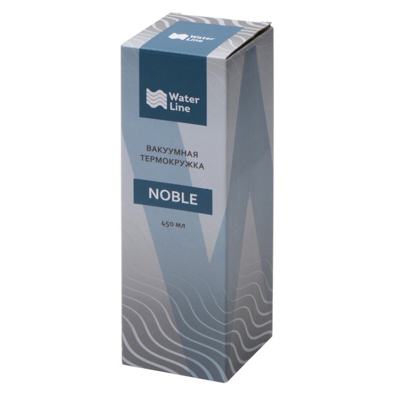 Вакуумная термокружка "Noble" с крышкой 360,Waterline, черный