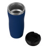 Термокружка "Mony Steel" 350 мл, soft touch, темно-синий