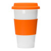 Фарфоровая кружка с двойными стенками "Toronto", 300мл, оранжевый