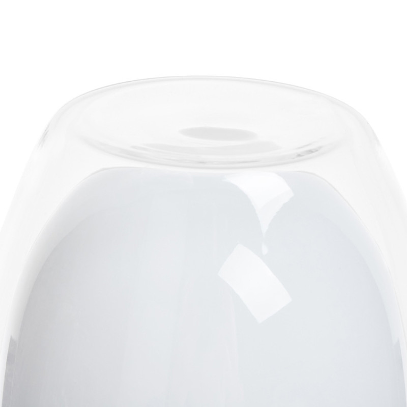 Стакан с двойными стенками, белый внутри