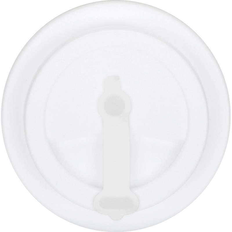 Пластиковый стакан Take away с двойными стенками и крышкой с силиконовым клапаном, 350 мл, белый