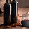 Тумблер для вина WINE KUZIE, черный