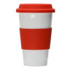 Фарфоровая кружка с двойными стенками "Toronto", 300 мл, красный