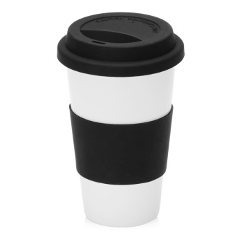 Фарфоровая кружка с двойными стенками "Toronto", 300 мл, черный