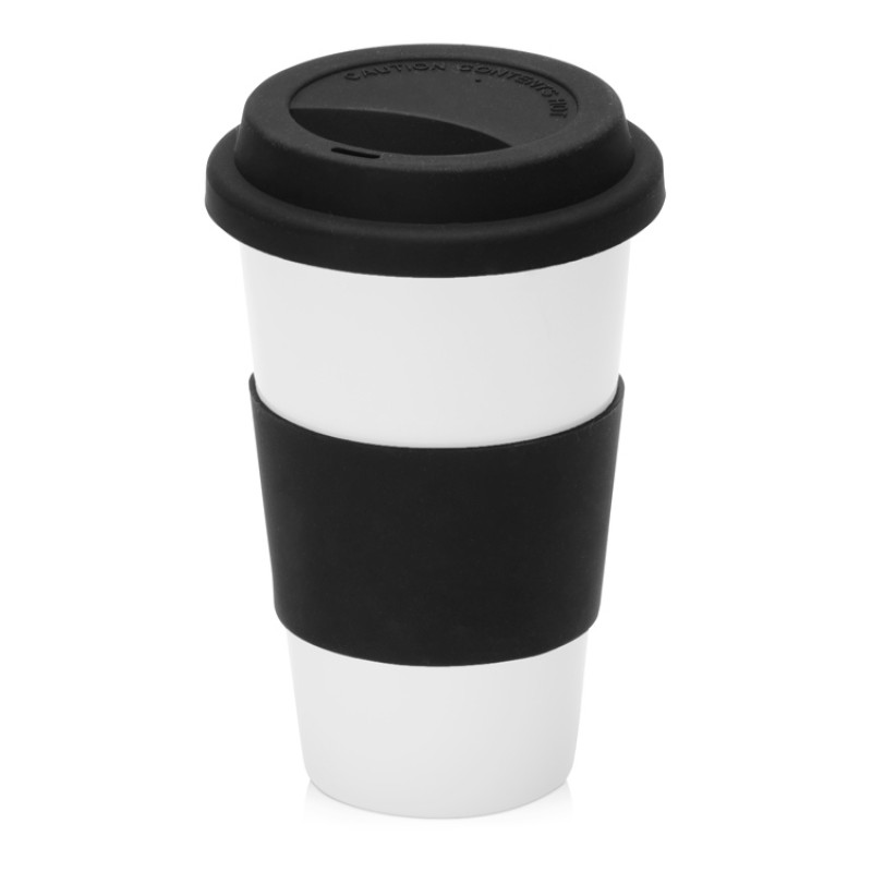 Фарфоровая кружка с двойными стенками "Toronto", 300 мл, черный