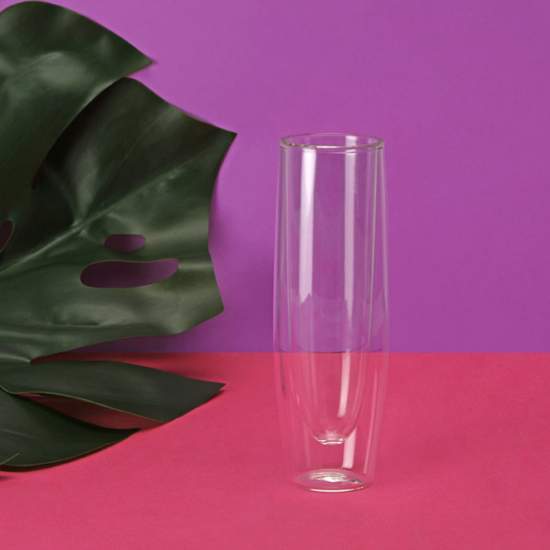 Бокал-флют для шампанского Brut с двойными стенками, 150мл