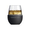 Тумблер для вина WINE KUZIE, черный
