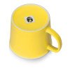 Матовая кружка Nancy 360 мл цветная снаружи, белая внутри, желтый