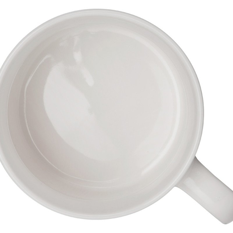 Кружка "Kos", 370 мл, белый, с квадратной ручкой