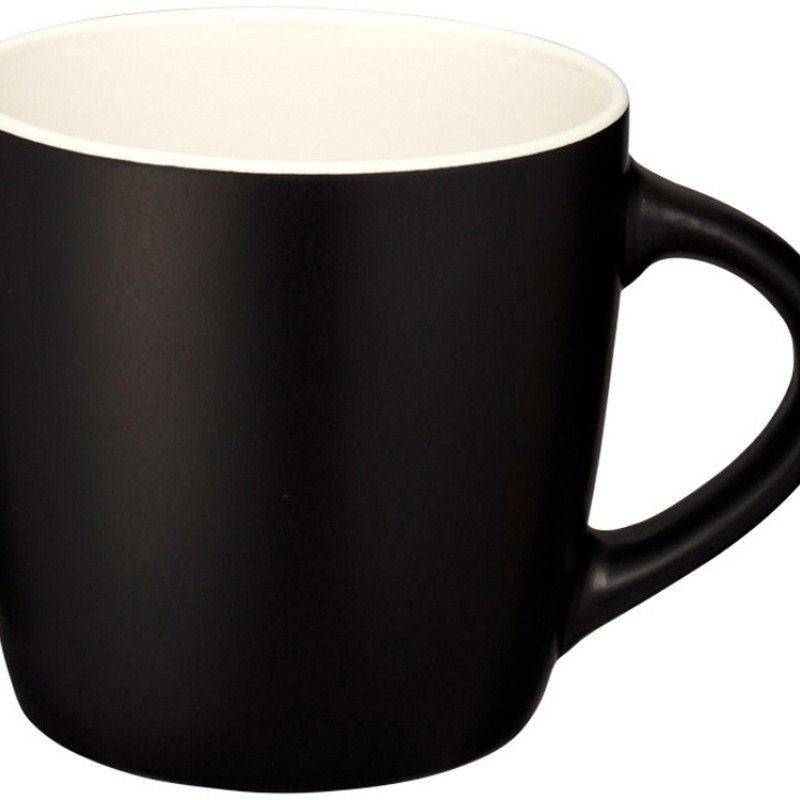 Керамическая чашка Riviera, черный/белый