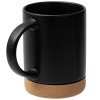 Кружка 450 мл с пробковым дном "Корк & Бон", черный