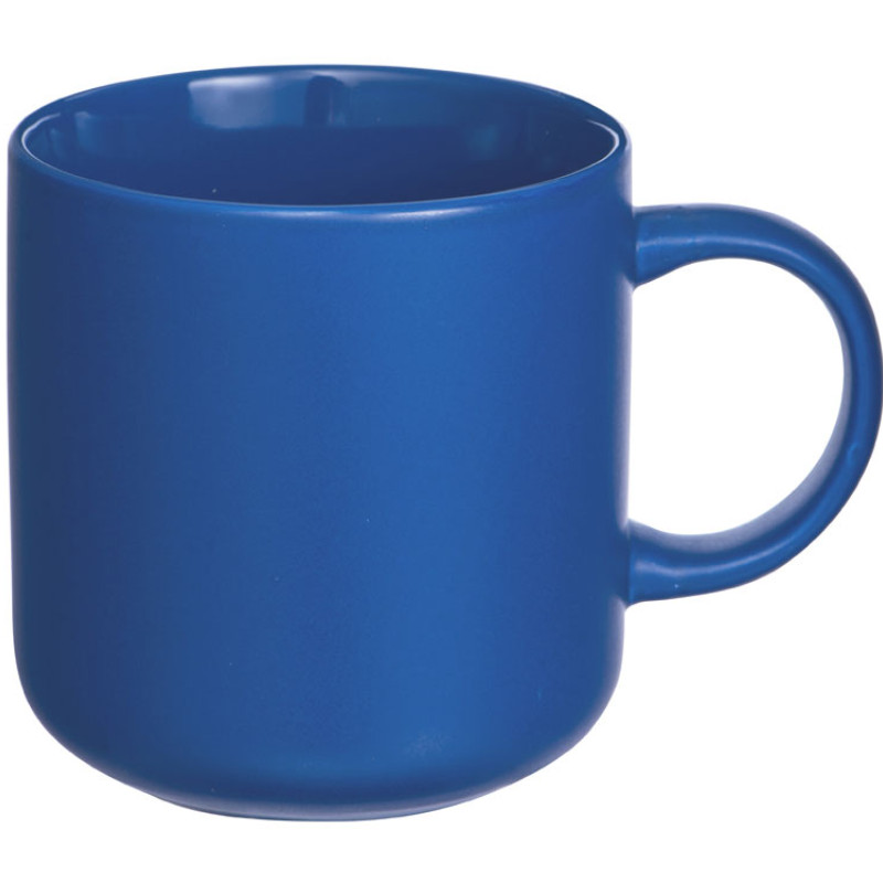 Кружка матовая Rita, 410мл, синий